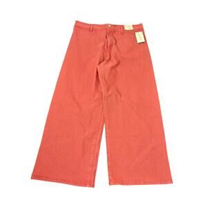 NWT Universal Thread women’s size 16 light red wide leg jeans